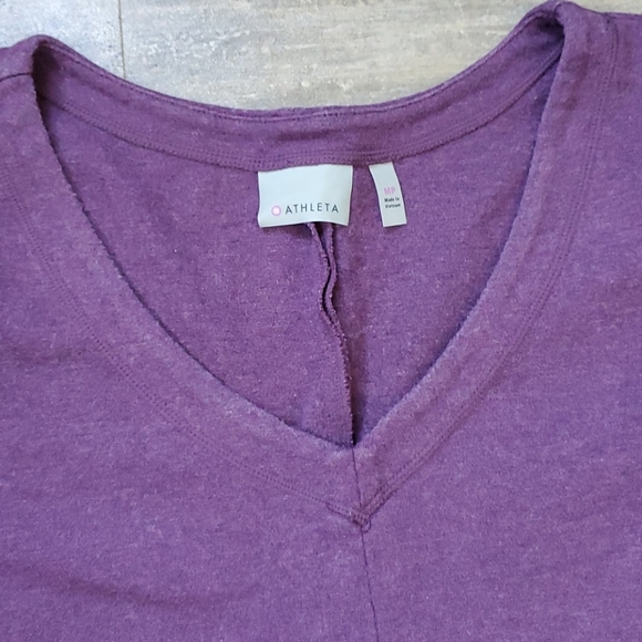 Athleta Active Outdoor Dress w/ Zipper Detail-Plum - Picture 3 of 9